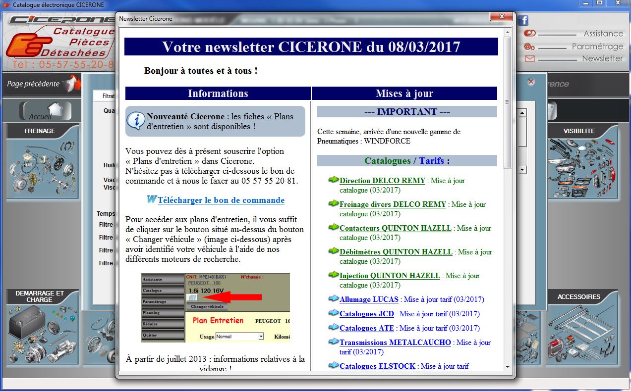 Newsletter hebdomadaire
